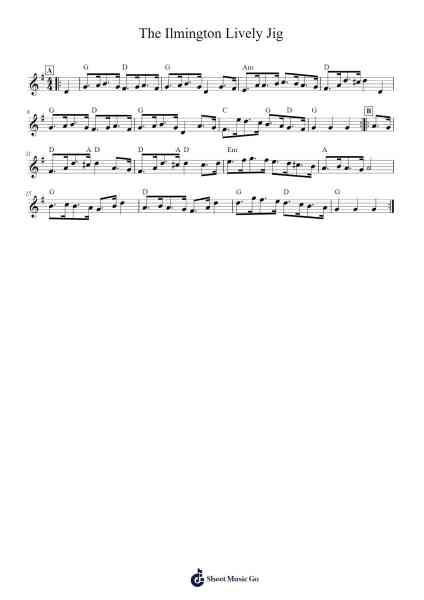 The Ilmington Lively Jig 楽譜 by Octavend-Arr.Paggai Noelsay