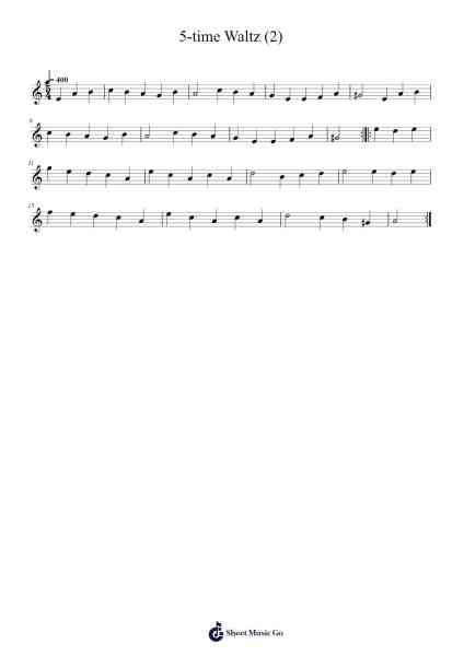 5-time Waltz (2) Ноты для фортепиано от Felipe Galvan-Arr.Gunsea Holmesbob