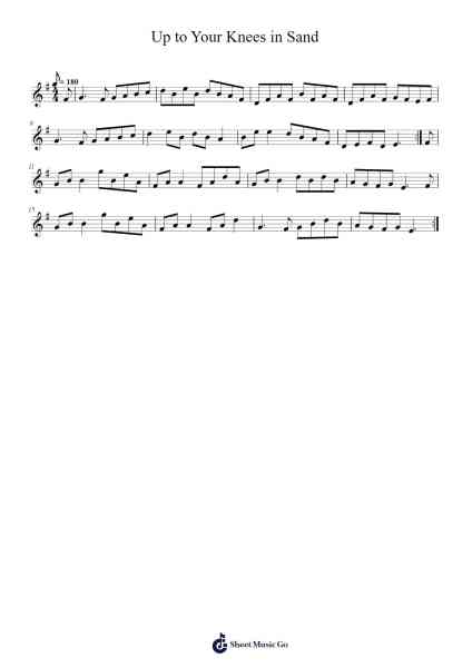 Up to Your Knees in Sand Sheet Music by Savannah Lane-Arr.Larple