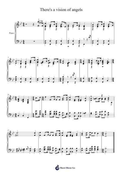 There's a Vision of Angels 樂譜由 Isaac Watts - 編曲 Trelyn