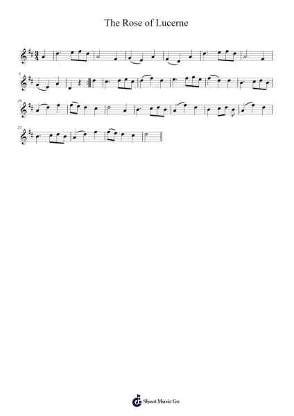 The Rose of Lucerne Ноты для фортепиано от undefined-Arr.Hearstjean