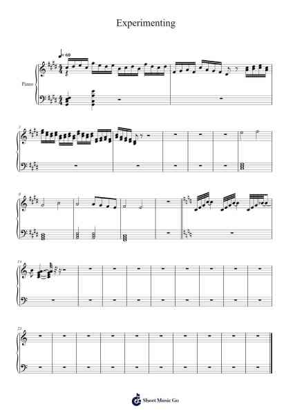 Experimenting Notenblatt von Kyla Larkin-Arr.Kirkckle Clarkckle