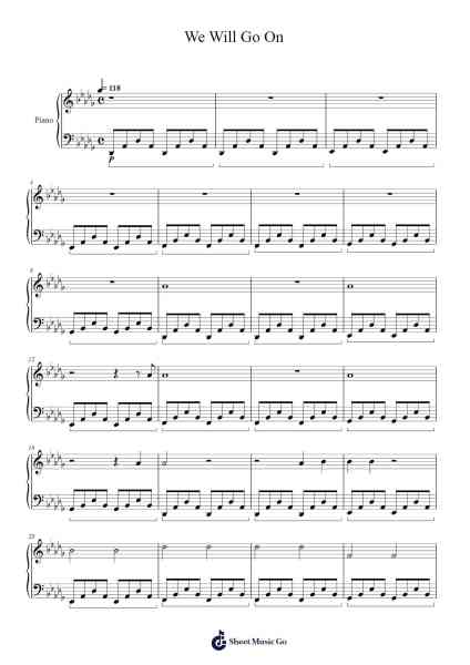 We Will Go On Sheet Music by Trevor Schultz-Arr.Irbald Jouvier