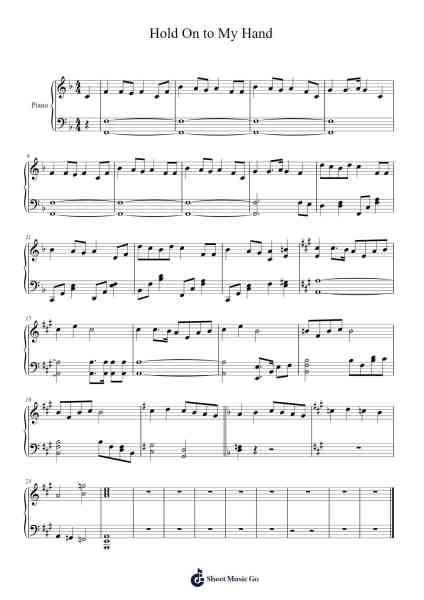 Hold On to My Hand Sheet Music by Kirsten Dawn Sanders-Arr.Raemen