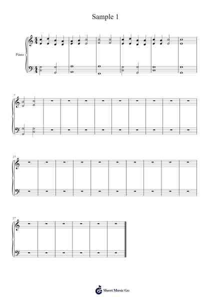 Sample 1 楽譜 by undefined-Arr.Viten Sun