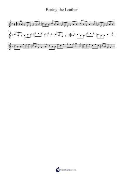 Boring the Leather 樂譜由 undefined - 編曲 Mollwalsh Dinions