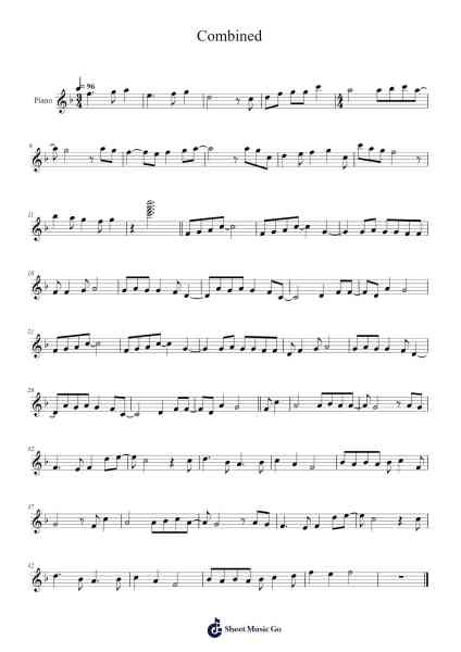 Combined Sheet Music by undefined-Arr.Priney Grelen
