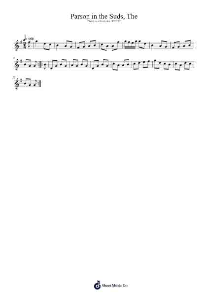 Parson in the Suds, The 乐谱由 undefined - 编曲 Vicnick Hoodpy