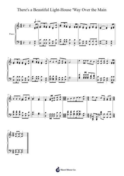 There's a Beautiful Light-house Sheet Music by Isaac Watts-Arr.Cofvey Fieldmeo