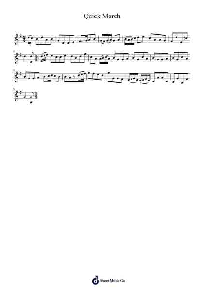 Quick March Musica per pianoforte di undefined - Arr.Wildmore Fitchfinn