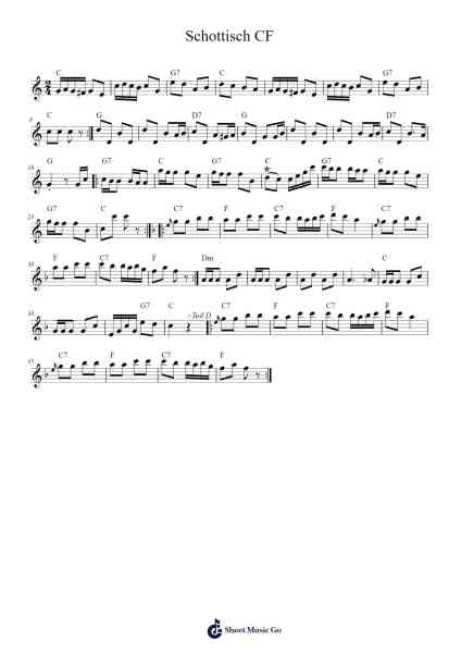 Schottisch CF 乐谱由 RallentandoHomey - 编曲 Cookerad Bartreen