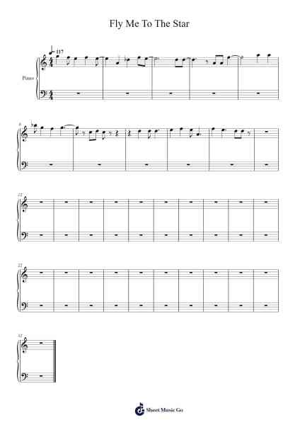 Fly Me To The Star 樂譜由 Grapha88 - 編曲 Tofrances