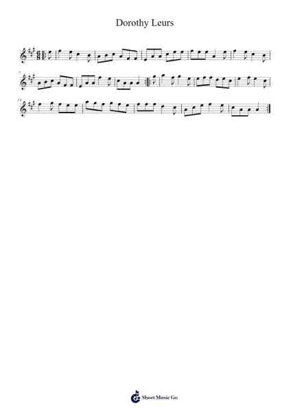 Dorothy Leurs 樂譜由 f0lk - 編曲 Montbee