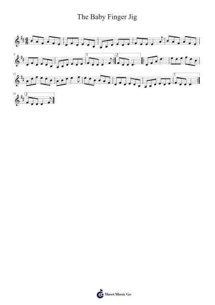 The Baby Finger Jig Sheet Music by Emerson Brooks-Arr.Latbel Conler
