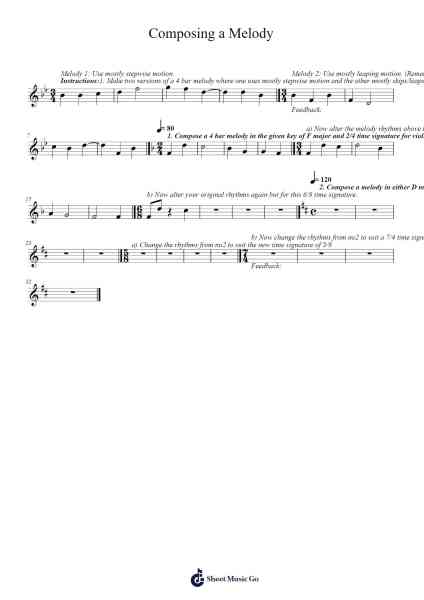 Composing a Melody Notas de música por undefined-Arr.Handre Raekiel