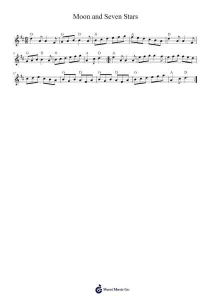 Moon and Seven Stars Sheet Music by Laura Church-Arr.Hulking Chilmund