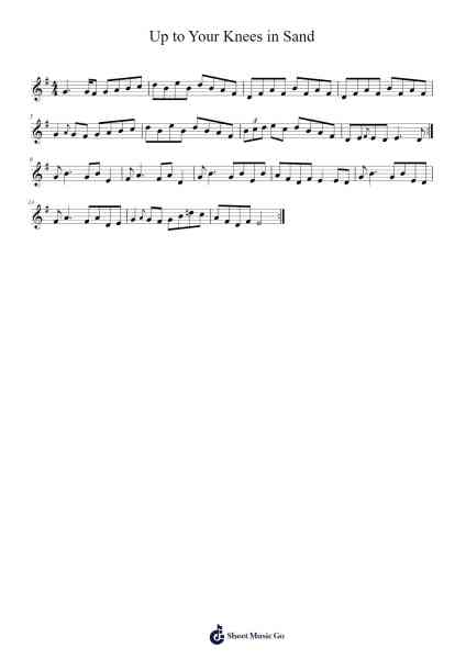 Up to Your Knees in Sand 乐谱由 Savannah Lane - 编曲 Danchloe