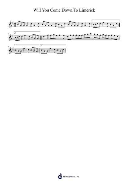 Will You Come Down To Limerick 楽譜 by Peter_94-Arr.Charmie