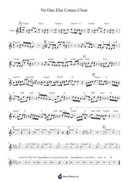 No One Else Comes Close Notas de música por Joe Thomas/Gary Baker/Wayne Perry-Arr.Hawat