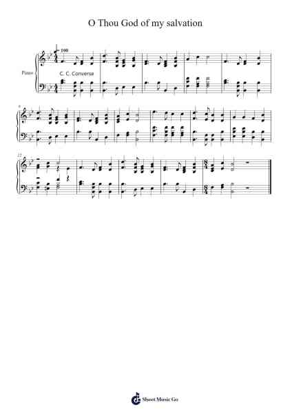 O Thou God of my salvation 樂譜由 Isaac Watts - 編曲 Launor