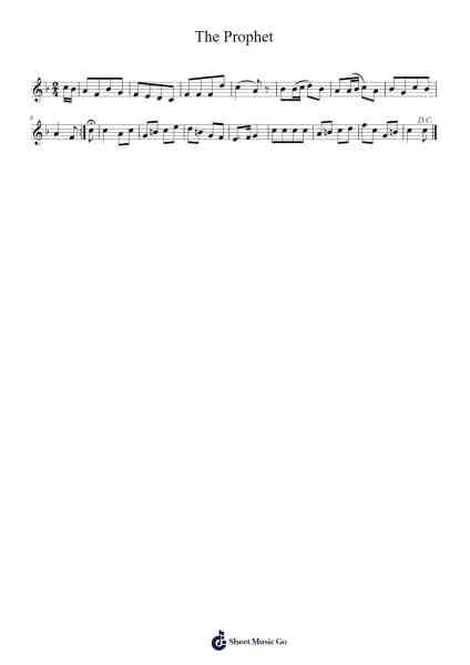The Prophet Sheet Music by Judoraft-Arr.Xefunk Huttrick