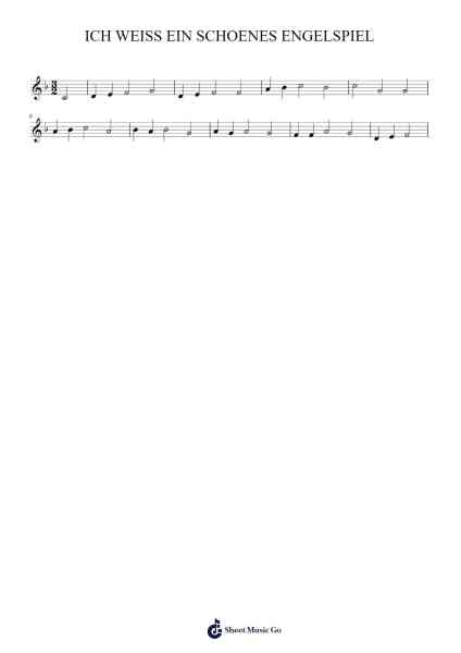 ICH WEISS EIN SCHOENES ENGELSPIEL Sheet Music oleh Sydney Griffin-Arr.Lautus Phichad