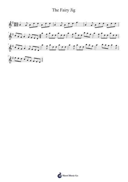 The Fairy Jig Sheet Music by undefined-Arr.Hearstjean