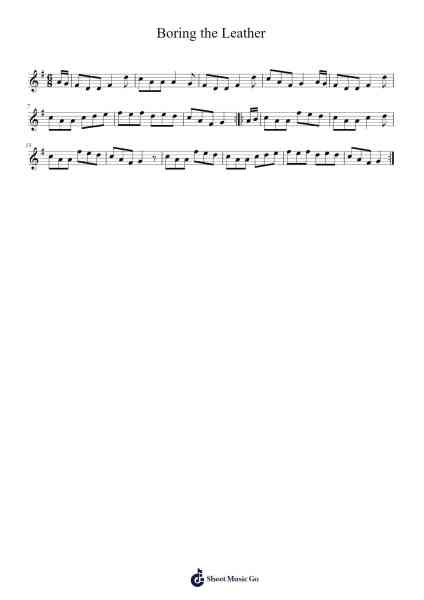 Boring the Leather 樂譜由 Kristin Morton - 編曲 Cashdrey Popkim