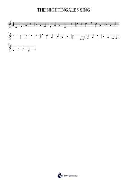 THE NIGHTINGALES SING Sheet Music by undefined-Arr.Hula