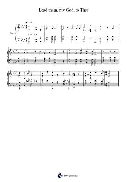 Lead Them, My God, to Thee Sheet Music by Isaac Watts-Arr.Gunsea Holmesbob
