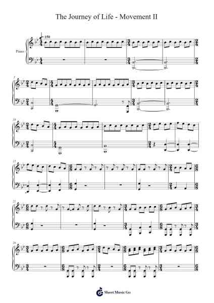 The Journey of Life - Movement II 楽譜 by Musicmaker8910-Arr.Humglas Leathus