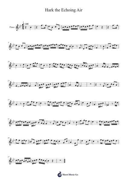 Hark the Echoing Air 樂譜由 Henry Purcell - 編曲 Eipsgold Maudman
