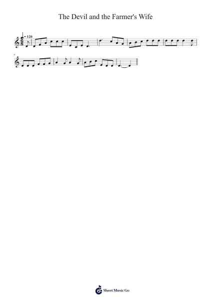 The Devil and the Farmer's Wife Sheet Music by Urijah Montoya-Arr.Cashlyle Windnix