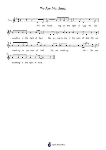 We Are Marching 樂譜由 undefined - 編曲 Harloise Hanett
