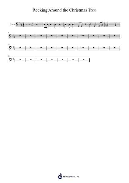 Rocking Around the Christmas Tree 楽譜 by undefined-Arr.Mablia Finkeith