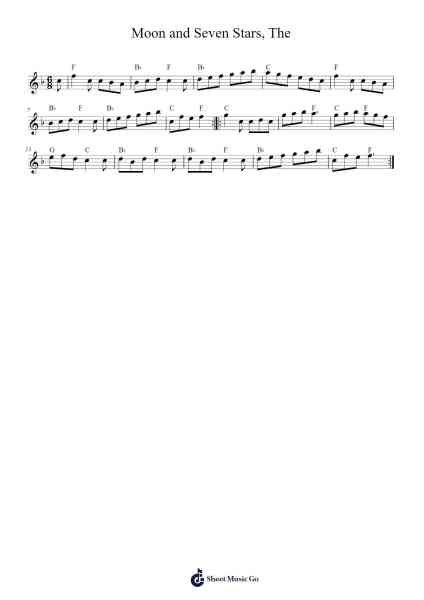 Moon and Seven Stars, The Sheet Music by undefined-Arr.Osnest Araliam
