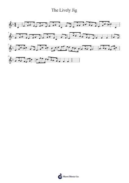 The Lively Jig 楽譜 by Aaden Glass-Arr.Bartcent Whitegreve
