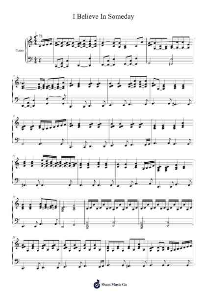 I Believe In Someday Sheet Music by undefined-Arr.Luroe Boycefay