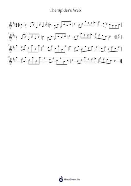 The Spider's Web โน้ตเพลงโดย Peter_94-Arr.Bownio Elroytier