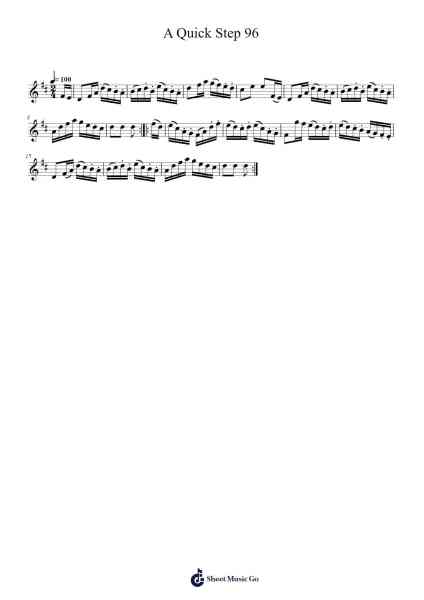A Quick Step - The 10th of June 96, JBut.229 Sheet Music by undefined-Arr.Branbart