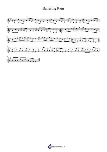 Battering Ram 樂譜由 Khalil Bullock - 編曲 Montor