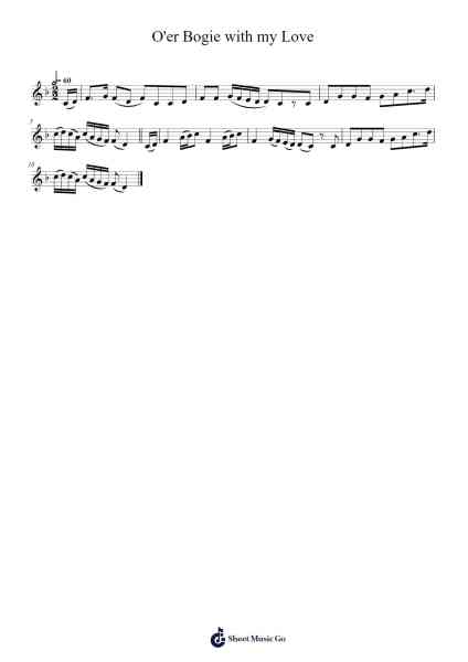 O'er Bogie with my Love Bladmuziek van Emmanuel Harvey-Arr.Mileswin Joanmuel