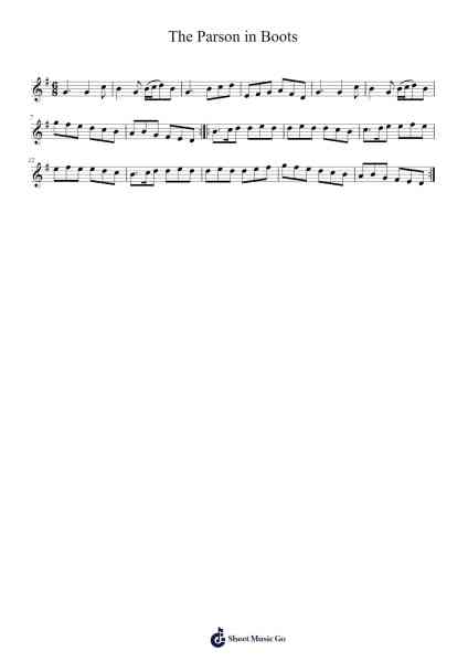 The Parson in Boots Sheet Music by Octavend-Arr.Betrae Rooqe