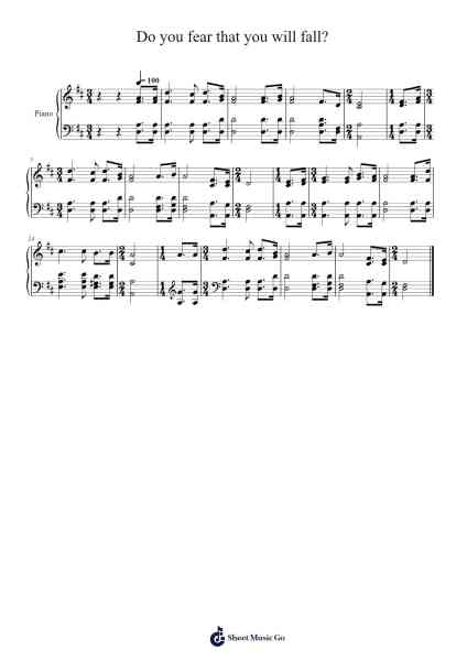 Do you fear that you will fall? Sheet Music by Isaac Watts-Arr.Odefred