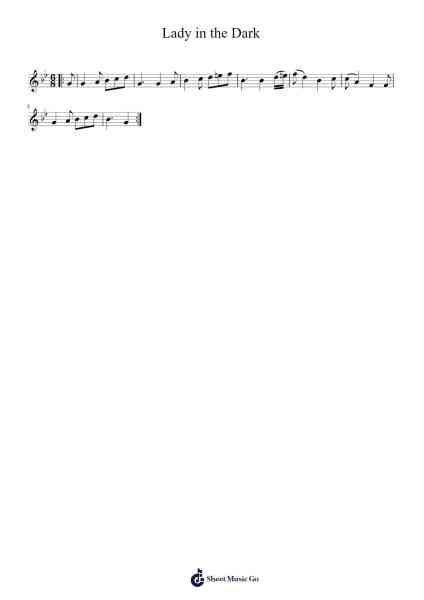 Lady in the Dark Sheet Music by AndantinoSlipk-Arr.Hulstone Lilsper