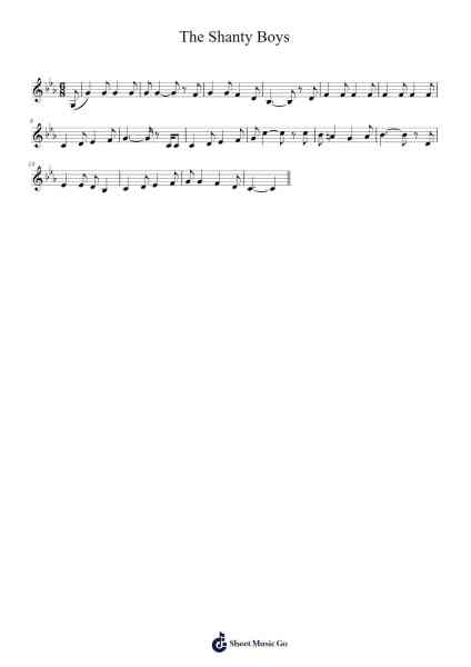 The Shanty Boys Sheet Music by Taylor Doyle-Arr.Surdred