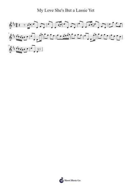 My Love She's But a Lassie Yet 樂譜由 RallentandoTinny - 編曲 Poshua Xansweet
