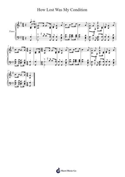 How Lost Was My Condition 악보 Isaac Watts - 편곡 Duo'neil