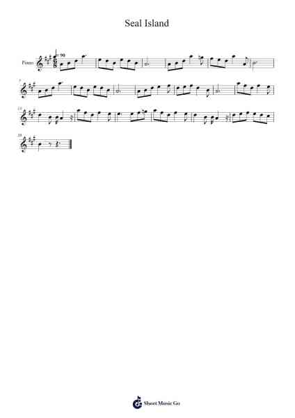 Seal Island 樂譜由 Kate MacPherson - 編曲 Sanprice