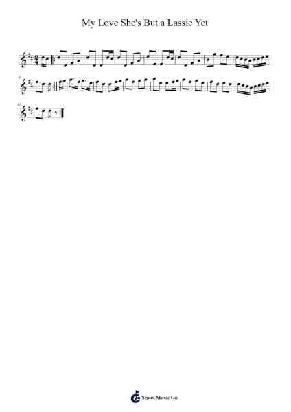 My Love She's But a Lassie Yet 樂譜由 Ruthbrian Noelbuck - 編曲 Jannuel Graceche